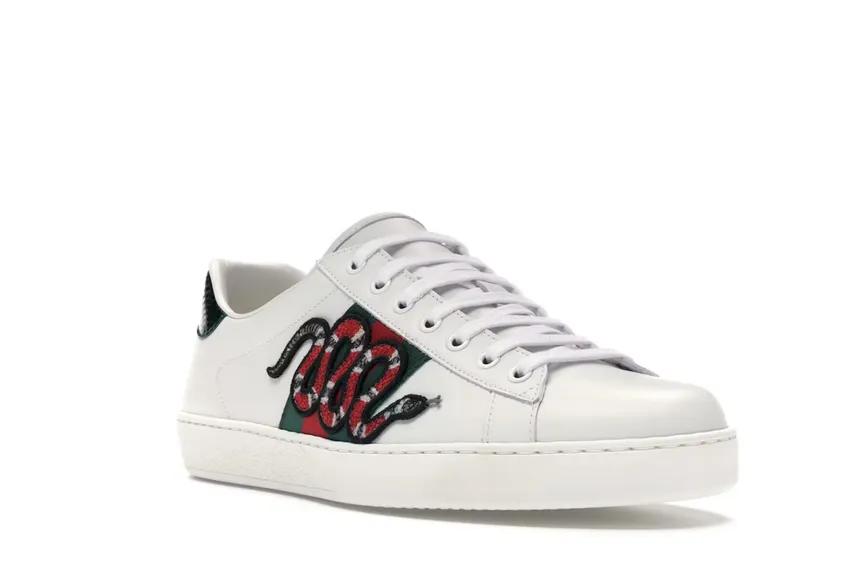 Gucci Ace Embroidered Snake 456230 A38G0 9064