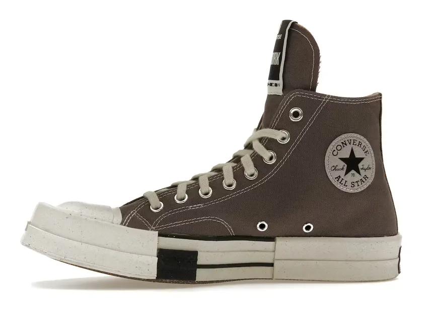 Converse TURBODRK Laceless Chuck Taylor All-Star 70 Hi Rick Owens DRKSHDW Iron A03938C/DC01CX938-A03R0