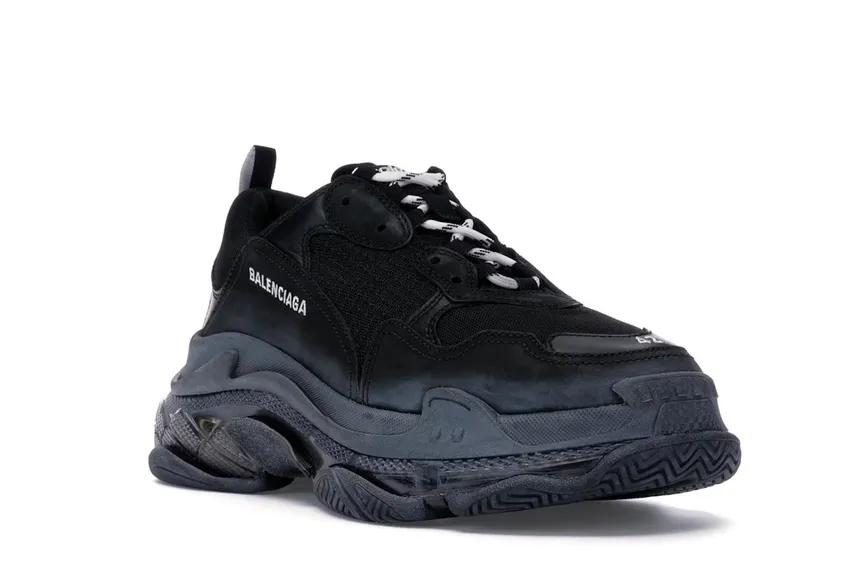 Balenciaga Triple S Clear Sole Black 541624 W09O1 1000