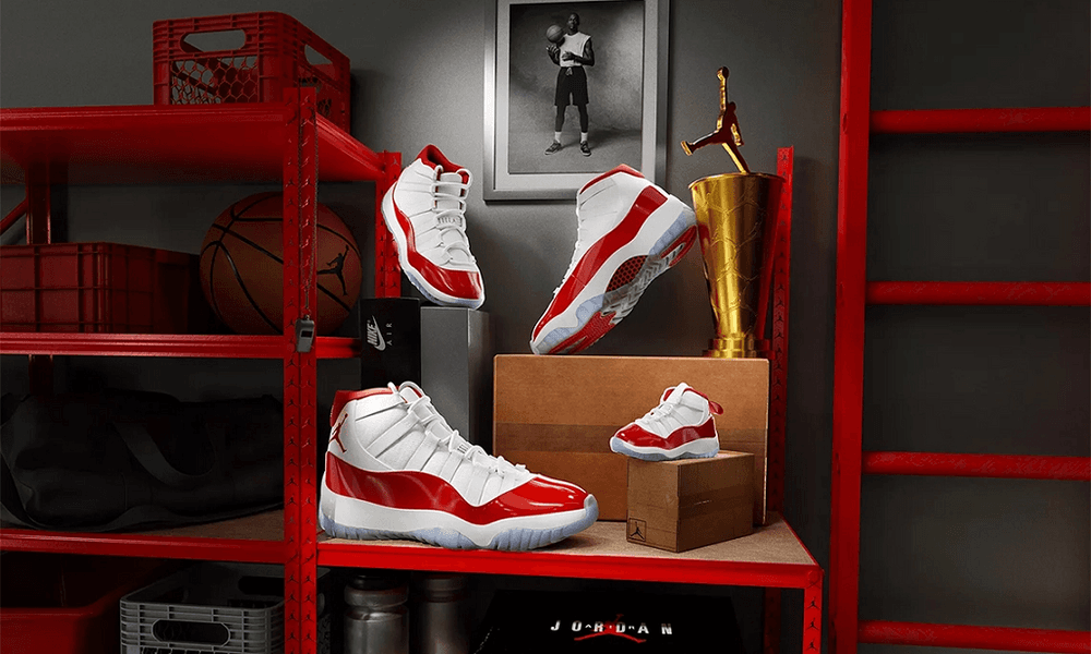 The Air Jordan 11 “Cherry” is now available!!