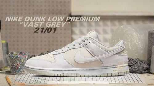 [Release] Nike Dunk Low Premium “Vast Grey” ra mắt 21/01