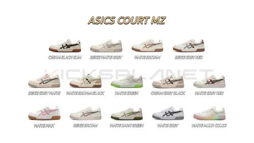 Tổng hợp bảng màu của Asics Court MZ