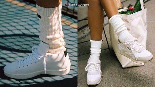 Phối vớ với giày Sneaker - xu hướng giới trẻ yêu thích