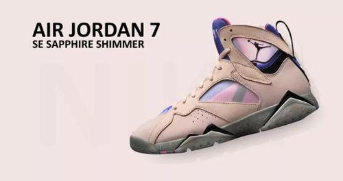 Siêu phẩm Nike Air Jordan 7 Sapphire sẽ được mở bán trong tháng 3 năm nay