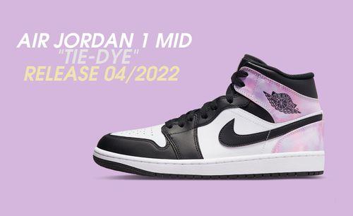 Air Jordan 1 Mid “Tie-Dye” sắp mở bán