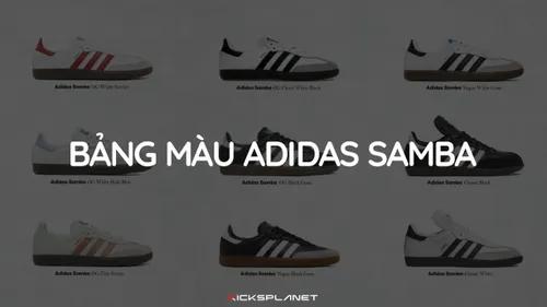 Tổng hợp các phối màu của Adidas Samba