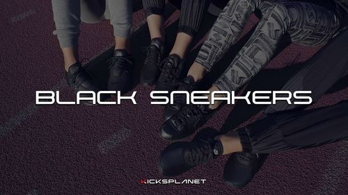 Điểm danh những mẫu giày Sneaker nam đen đẹp, phù hợp với mọi outfit | KICKSPLANET