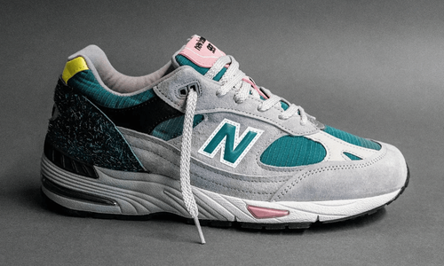 The New Balance 991 comeback cùng phối màu eal And Pink Accents mới!! | KICKSPLANET