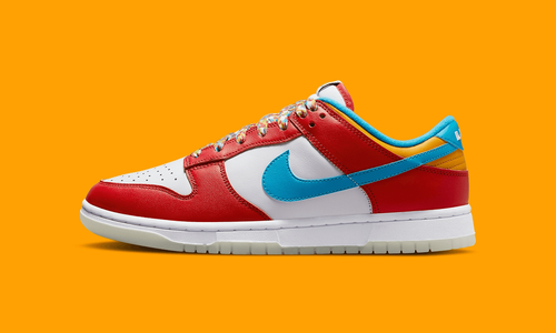 Những hình ảnh chính thức đầu tiên của The LeBron James x Nike Dunk Low “Fruity Pebbles” | KICKSPLANET