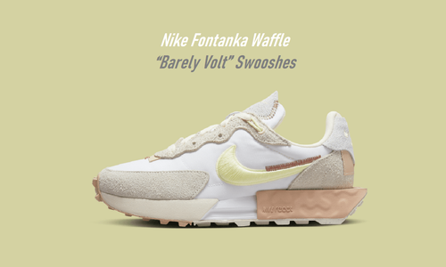 Nike Fontanka Waffle xuất hiện với phiên bản Swoosh “Barely Volt”  | KICKSPLANET