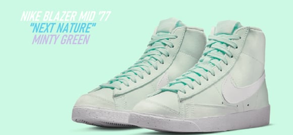 Nike Blazer Mid '77 phối màu "Minty Green" | KICKSPLANET