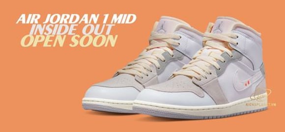 Air Jordan 1 Mid “Inside Out” khác biệt sắp ra mắt | KICKSPLANET
