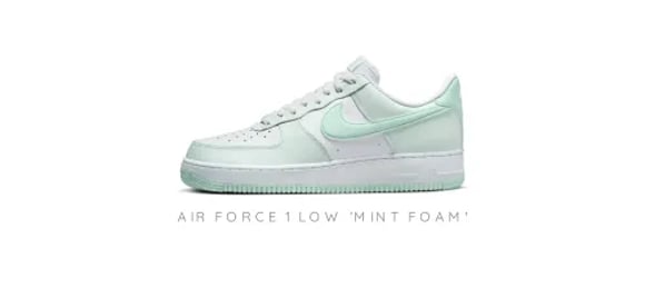 Air Force 1 Low 'Mint Foam' siêu cool sắp mở bán | KICKSPLANET
