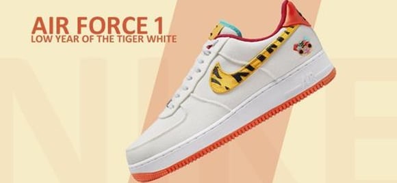 Ngắm hình ảnh siêu đẹp của Air Force 1 phiên bản "năm cọp" | KICKSPLANET