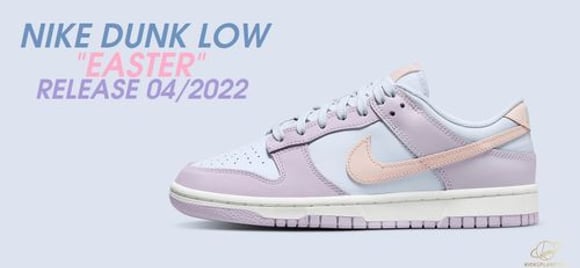 Xuất hiện hình ảnh chi tiết của Nike Dunk Low “Easter” | KICKSPLANET