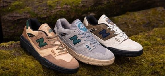 Size? x New Balance 550 một bản collab mới ra mắt ngày 7/4 | KICKSPLANET