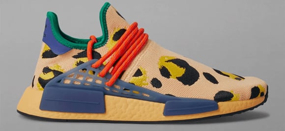 Pharrell & adidas cùng dự án NMD HU Animal Print “Amber”!! | KICKSPLANET