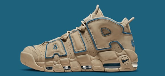 Nike Air More Uptempo "Limestone" đã sẵn sàng cho mùa Thu 2022! | KICKSPLANET