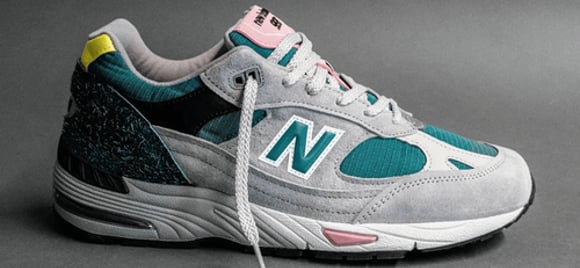 The New Balance 991 comeback cùng phối màu eal And Pink Accents mới!! | KICKSPLANET