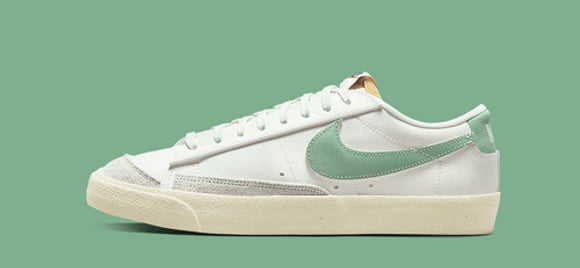 Chất liệu Jade Canvas được sử dụng để làm nên Nike Blazer Low “Certified Fresh” | KICKSPLANET