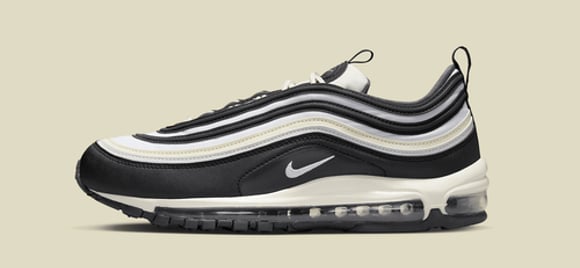 Nike Air Max 97 trong concept “Black/Sail” Pairing | KICKSPLANET