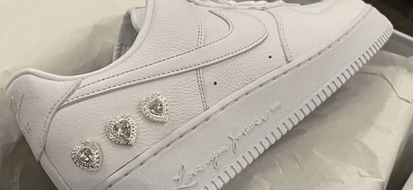 Drake’s Nike Air Force 1 Low “Love You Forever” - coming soon!! | KICKSPLANET