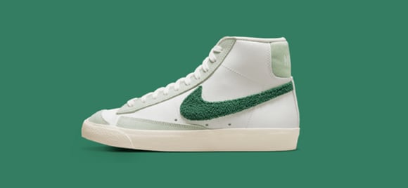 Dấu Swoosh "xù xì" xuất hiện trên Nike Blazer Mid 77 | KICKSPLANET