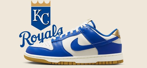 Nike Dunk Low mới, mang đậm phong cách Kansas City Royals Logo | KICKSPLANET