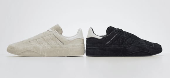 adidas Y-3’s cùng chất liệu da lộn cao cấp trên tone màu Off-White & Black | KICKSPLANET
