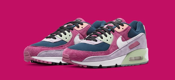 Nike Air Max 90 "Light Bordeaux" đã chính thức được mở bán! | KICKSPLANET