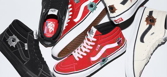 Nate Lowman x Supreme x Vans Skate Grosso Mid, sự kết hợp hoàn hảo cho mùa Xuân/Hè? | KICKSPLANET