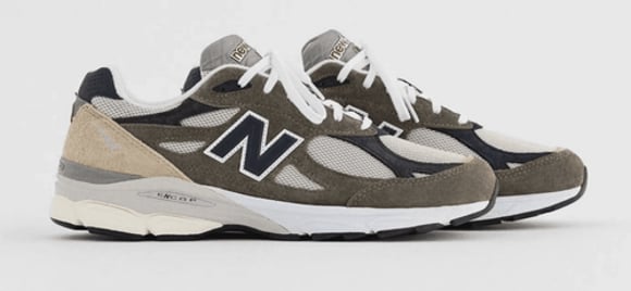 New Balance 990v3 trong 3 phối màu Olive, Navy & Grey mới nhất! | KICKSPLANET