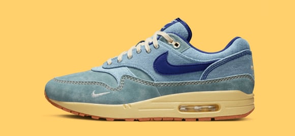 Blue Denim và Da lộn xất hiện trên phiên bản mới nhất của Nike Air Max 1!! | KICKSPLANET