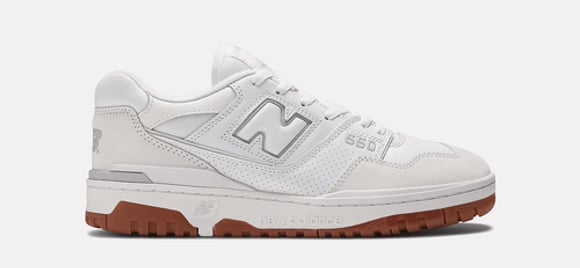 New Balance 550 xuất hiện trong một thiết kế classic “White/Gum” cực mới lạ!! | KICKSPLANET