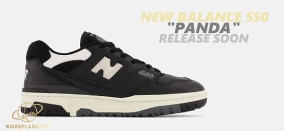 New Balance 550 xuất hiện hình ảnh phối màu "Panda"  | KICKSPLANET