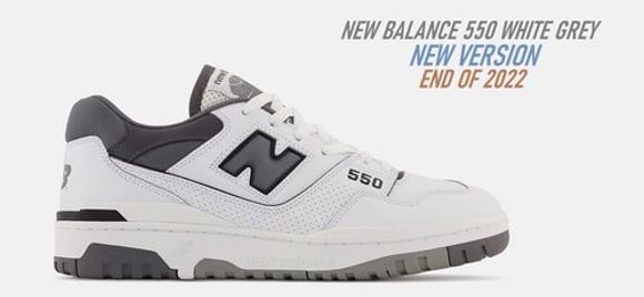"Sự cân bằng" đơn giản mang tên 550 White Grey | KICKSPLANET