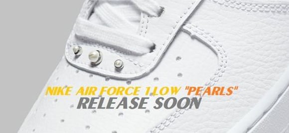 Nike đính ngọc trai lên Air Force 1 tạo ra phiên bản sang chảnh | KICKSPLANET