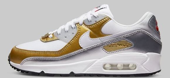 Nike quyết định đưa cả hai màu Gold và Silver lên Air Max 90 | KICKSPLANET