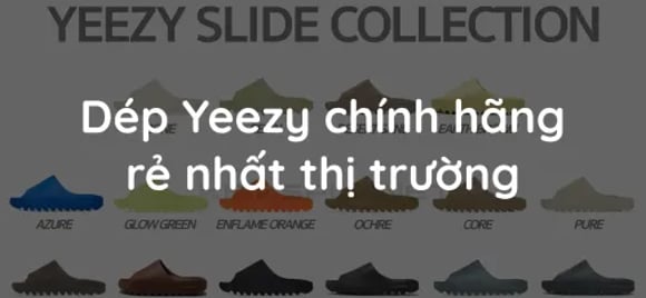 Dép Yeezy chính hãng giá rẻ nhất thị trường | KICKSPLANET