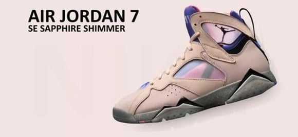 Siêu phẩm Nike Air Jordan 7 Sapphire sẽ được mở bán trong tháng 3 năm nay | KICKSPLANET